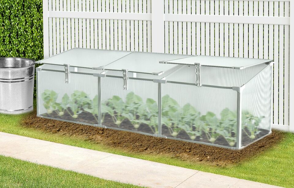 1.8 m Mini Greenhouse with 3 Top Flaps