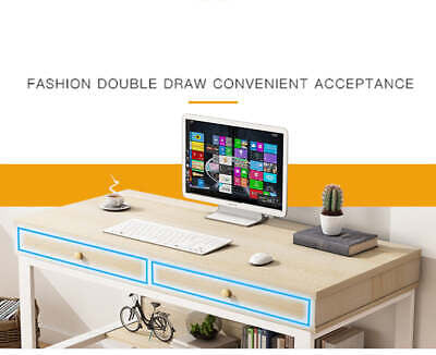 Computer Desk with Drawer & Storage