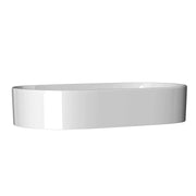 Long Rectangular Ceramic Above-Counter Basin