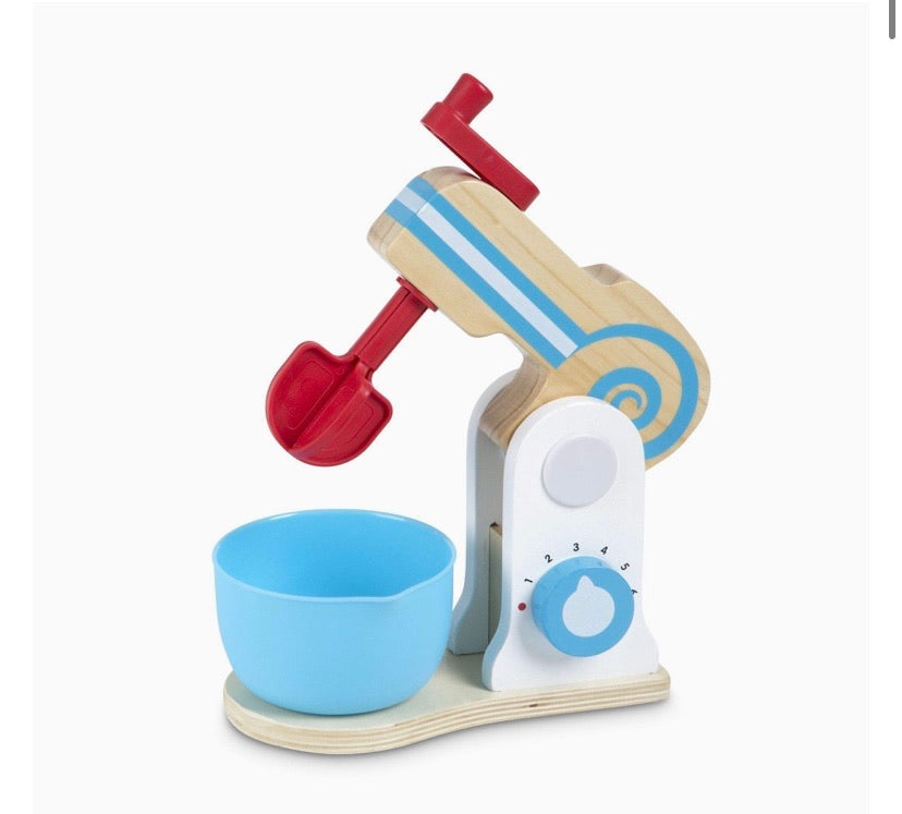 Wooden Make-a-Cake Mixer Set (11 pcs)