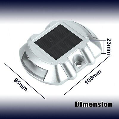 Blue LED Solar Pathway & Deck Marker Lights – 2 Pack