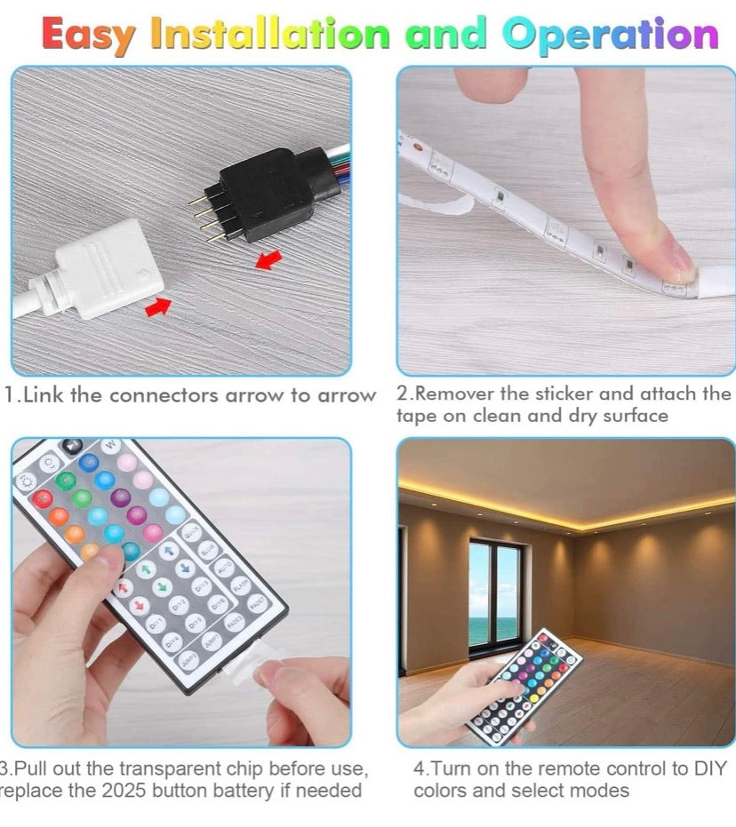 Waterproof LED Light Strip 5m