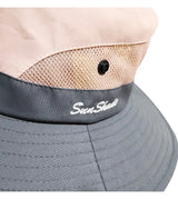 Women's Outdoor UV Protection Foldable Mesh Wide Brim Beach Fishing Hat