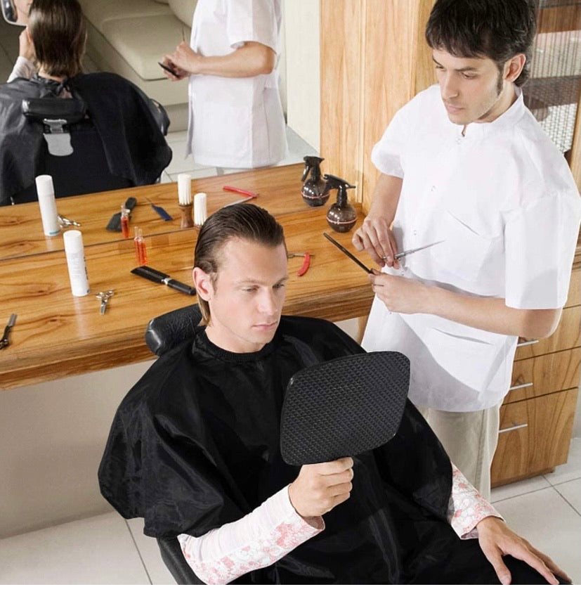 4-Piece Haircut Set with Straight & Thinning Scissors, Cape and Duster