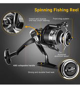 BlueFire Fishing Rod and Reel Combos Telescopic Fishing Pole kit