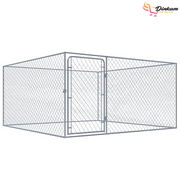 Pet Dog Kennel Outdoor Cage Large Metal Puppy Wire House Enclosure Steel Playpen