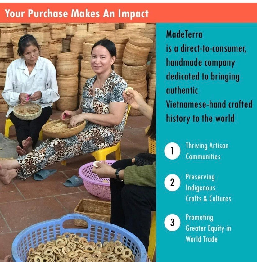 Set of 3 Round Seagrass Box Lidded Storage Bin