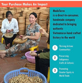 Set of 3 Round Seagrass Box Lidded Storage Bin