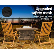 Outdoor Fire-Pit Table