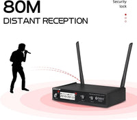 Debra VM302 Dual VHF Wireless Microphone System