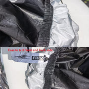 6 Layers Waterproof Car Cover with Cotton Zipper, Universal Fit
