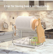2-Tier Dish Drying Rack