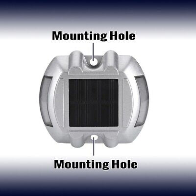 Blue LED Solar Pathway & Deck Marker Lights – 2 Pack