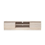TV Stand Entertainment Unit 2 Doors Wooden Storage Cabinet Furniture - Oak