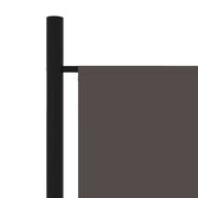 5-Panel Fabric Privacy Screen with Powder-Coated Iron Frame