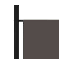 5-Panel Fabric Privacy Screen with Powder-Coated Iron Frame