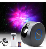Star Night Light Galaxy Projector 7 in 1 Remote Control LED Nebula Cloud Living Bedroom Decorations Home Theatre Lightning Mood Ambient Lamps Baby Kids Game Décor Gift Grey