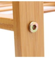 4-Tier Bamboo Shoe Rack – 66 × 23 × 68 cm