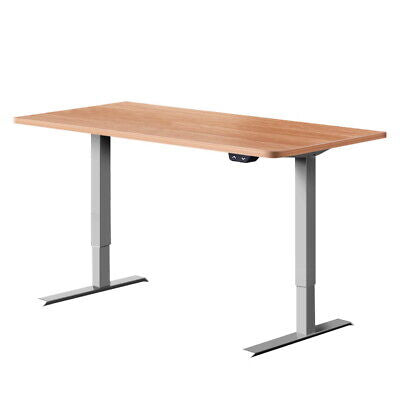140cm Motorised Desk Height Adjustable Sit Standing Office Computer Table