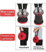 Folding Stool for Camping Adults Kids Retractable Plastic Stool Lightweight Collapsable Stool Portable for Fishing BBQ Outdoors Indoors Kitchen Max Load 150kg