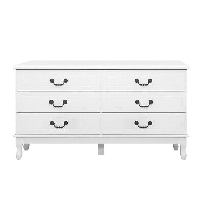 KUBI White Lowboy Chest of Drawers