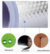 Kitchen Backsplash Wallpaper Stickers, Kitchen Stickers Self Adhesive Kitchen Aluminum Foil Stickers Oil Proof Waterproof Kitchen Stove Sticker