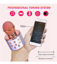 BlueFire 4-in-1 LED Bluetooth Karaoke Microphone – 4 Colours