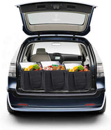 Set of 2 XL Insulated Grocery Bags with Zipper Closure Heavy Duty Foldable Insulated Shopping Bags for Groceries & Reusable Zipper Insulated Bag for Cold/Hot Shopping & Frozen Food Transport Delivery