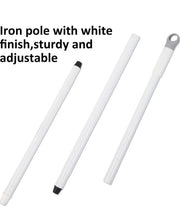 Adjustable Long-Handle Floor Scrub Brush with Scraper
