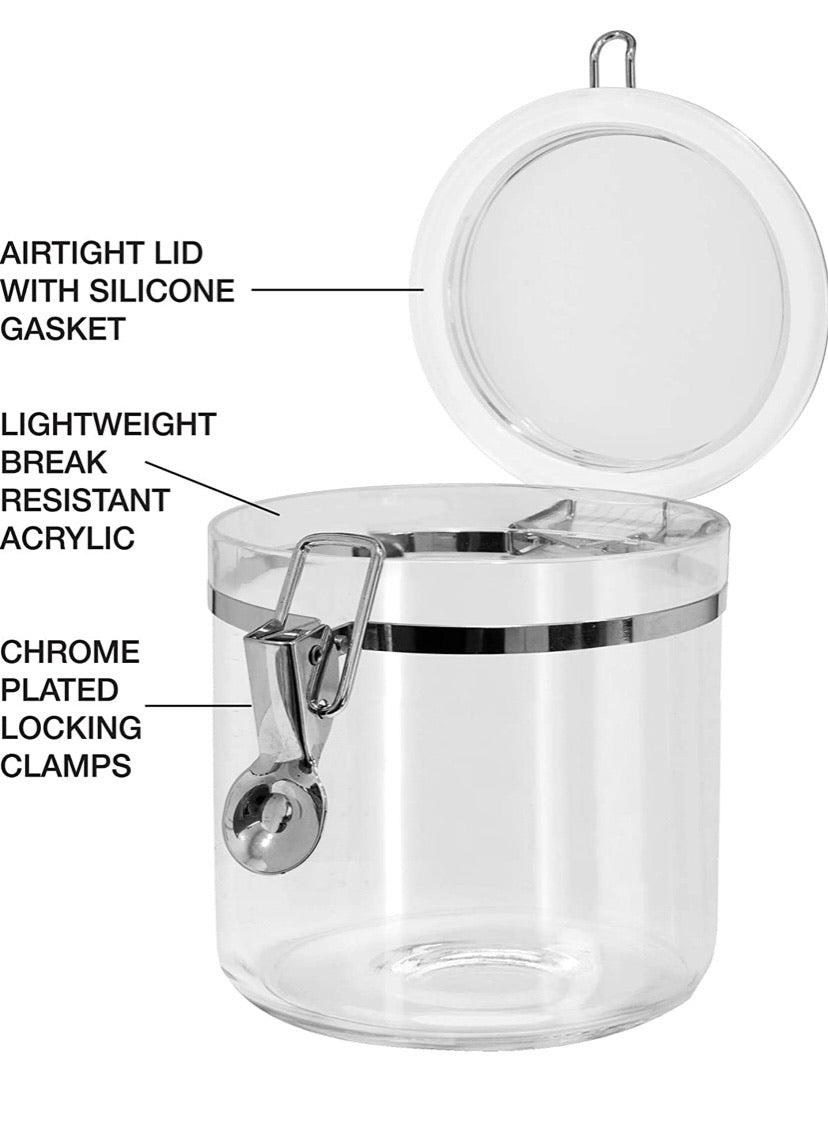 5-Piece Acrylic Canister Set