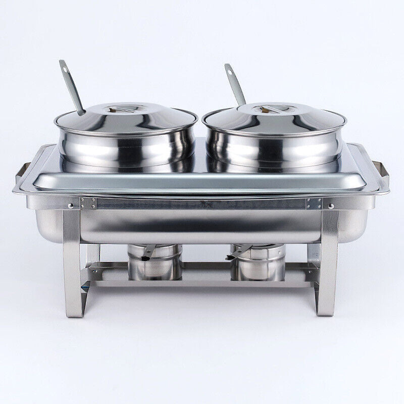 Chafing Dish Alcohol Stove Stainless Steel Buffet Stove Sauce Food Warmer Pot