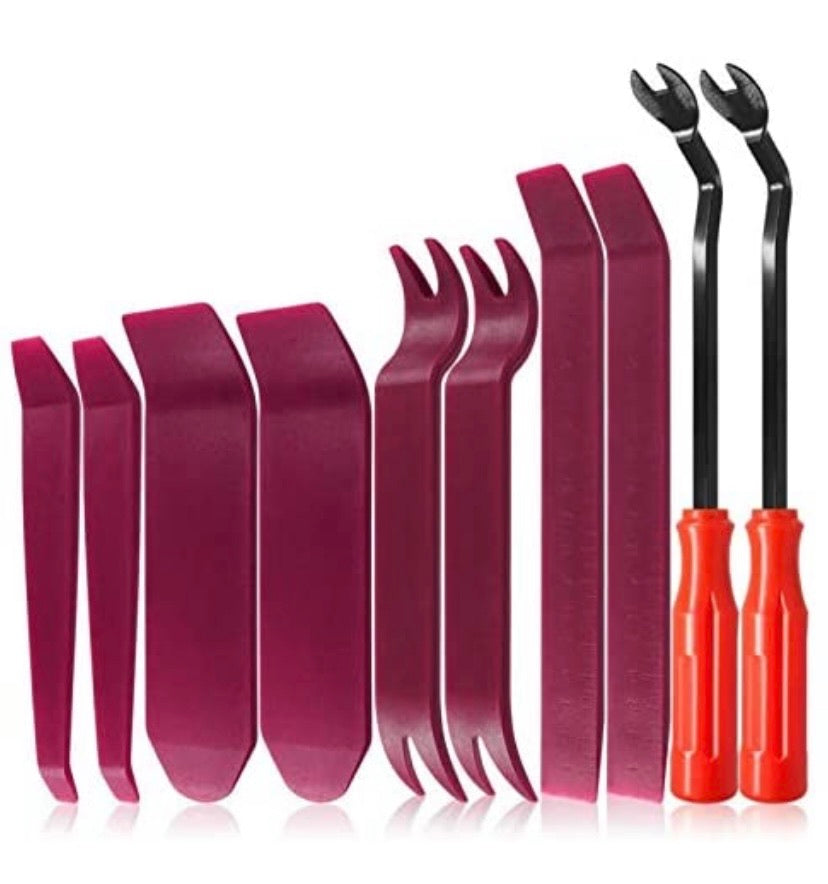 Automotive Trim & Fastener Removal Tool Set – 10 Pieces