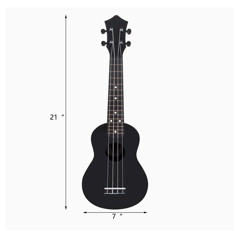 21 Inch Soprano Ukulele for Kids Adult Beginners Toys Gift Ukelele with Gig Bag Picks String
