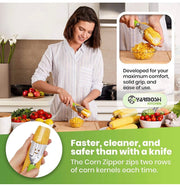 Stainless-Steel Corn Kernel Stripper with Non-Slip Handle