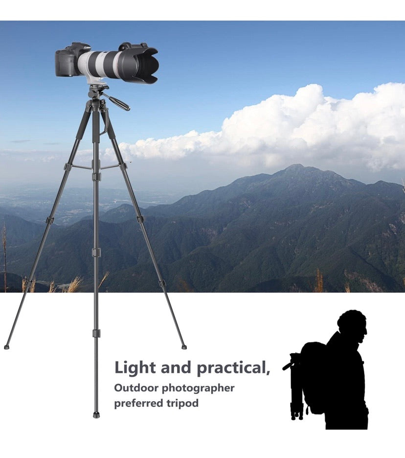 Neewer Portable Aluminum Alloy Camera 2-in-1 Tripod Monopod Max