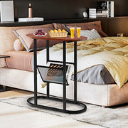 2-Tier Oval Side Table