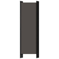 5-Panel Fabric Privacy Screen with Powder-Coated Iron Frame