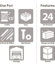 Plastic Drawer Storage Cabinet