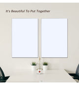 Ultra-Slim White Board, 900 x 600 mm Magnetic Hanging Whiteboard for Wall for Kids