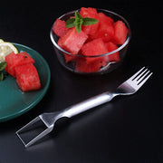 2-in-1 Stainless-Steel Watermelon Slicer & Fruit Fork