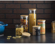 Glass Kitchen Canister Set of 5