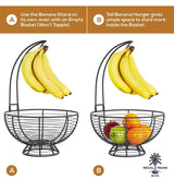 Fruit Basket with Banana Hanger