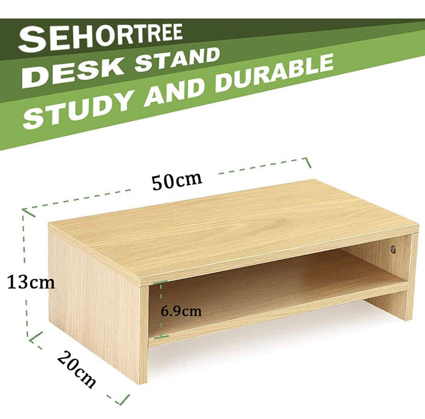 Wood Monitor Stand Riser