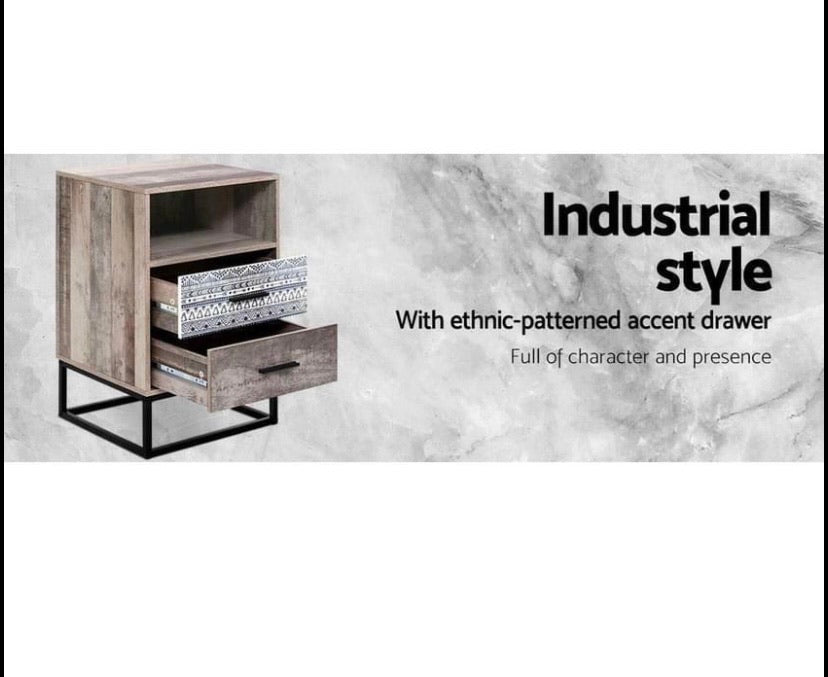 Wood Bedside Stand