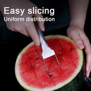 2-in-1 Stainless-Steel Watermelon Slicer & Fruit Fork