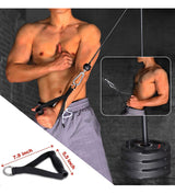 11Pack Fitness LAT and Lift Pulley System Gym, 3in1 Pull-Down Machine with Dual Cable Attachments and Upgraded Loading Pin for Biceps Curl, Back, Shoulder,Forearm,Triceps Extensions Workout