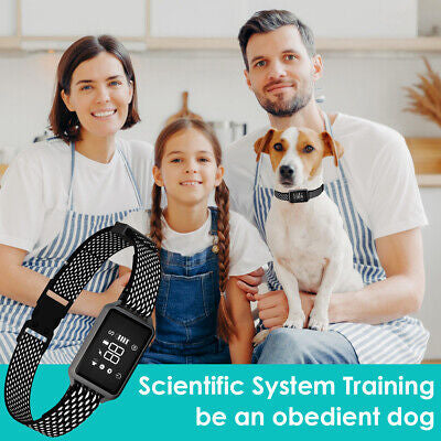 Anti Bark Dog Training Collar Sound&Vibration Stop Barking Automatic Pet