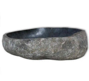 Natural River-Stone Oval Countertop Basin – 3 Size Ranges