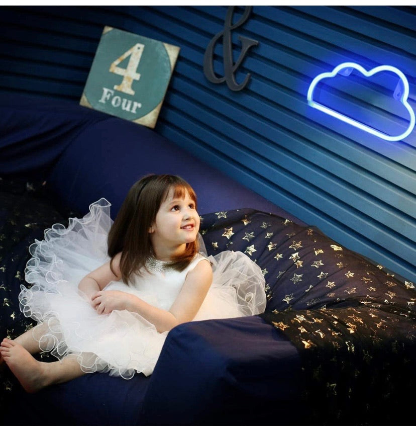 Blue Cloud Neon Light Signs