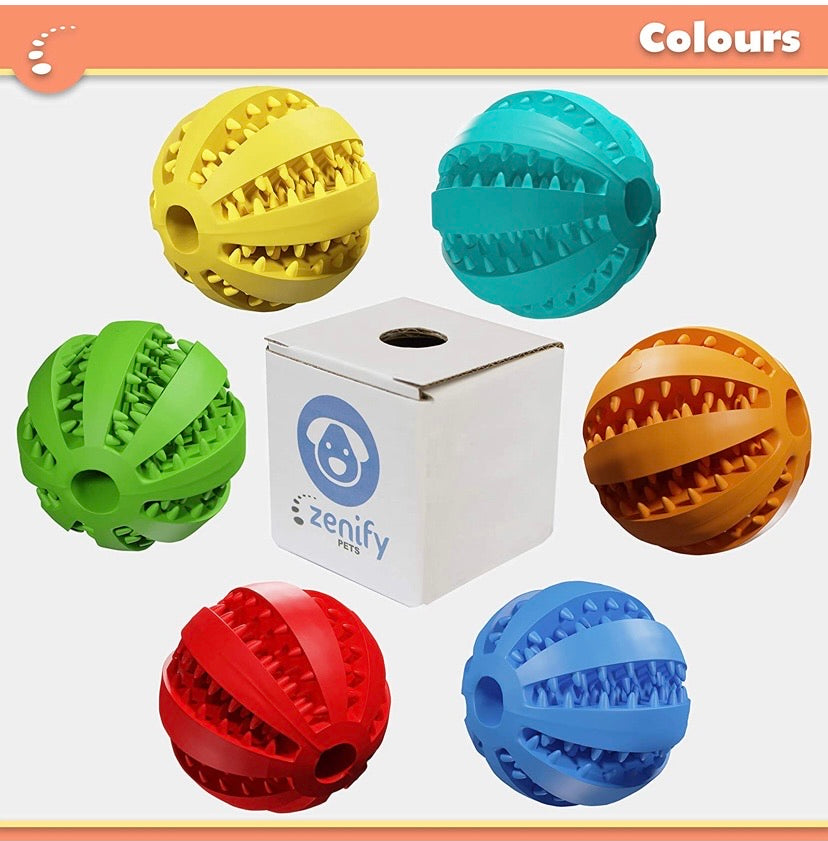 Interactive Dog Treat Puzzle Ball – Small & Large